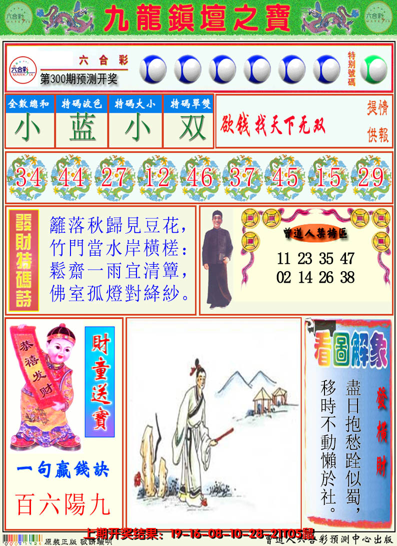 2024300期澳门挂牌解特码A