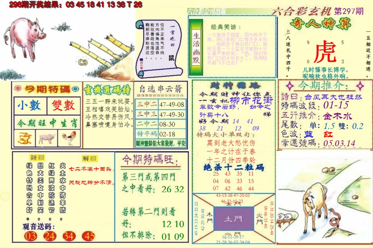 2024297期澳门六合玄机