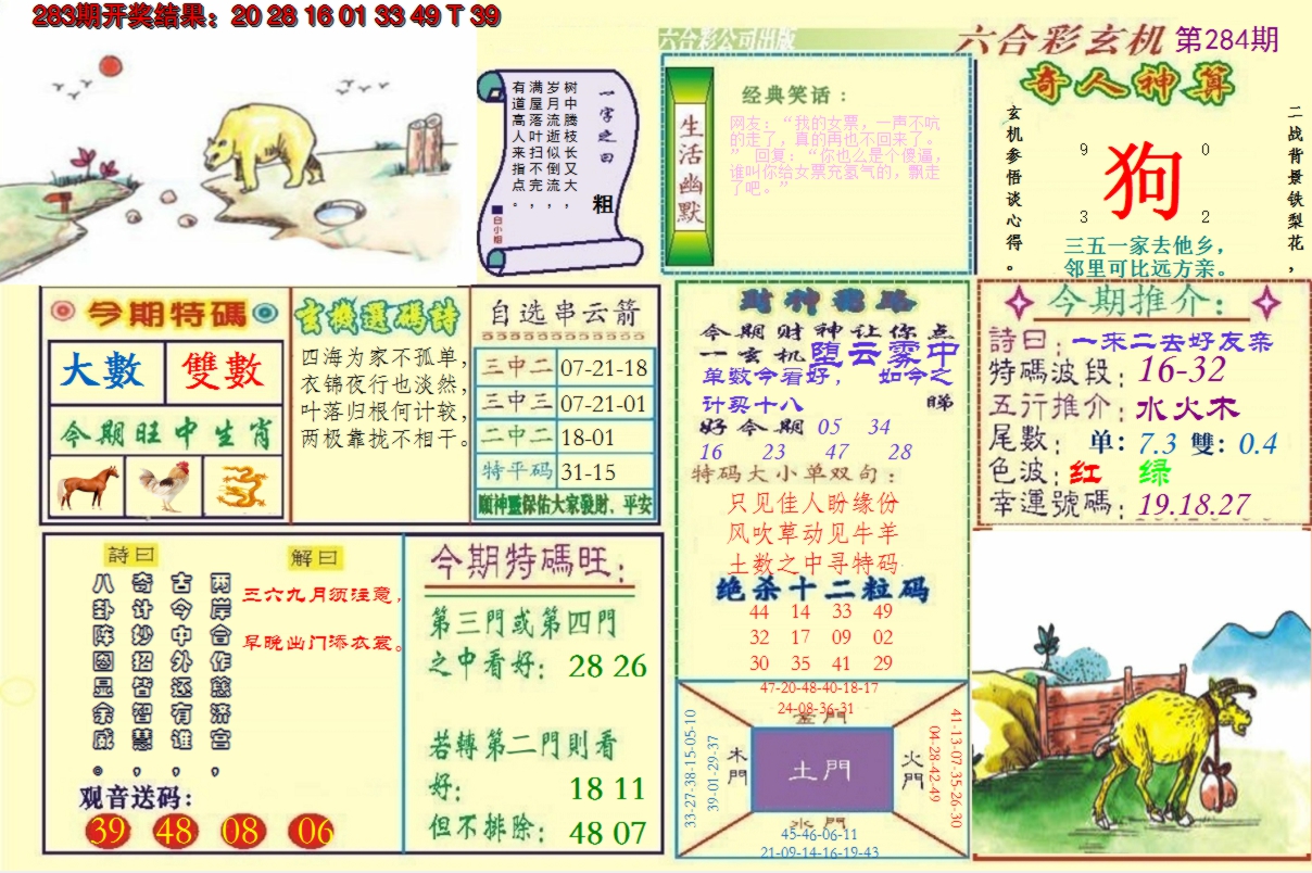 2024284期澳门六合玄机