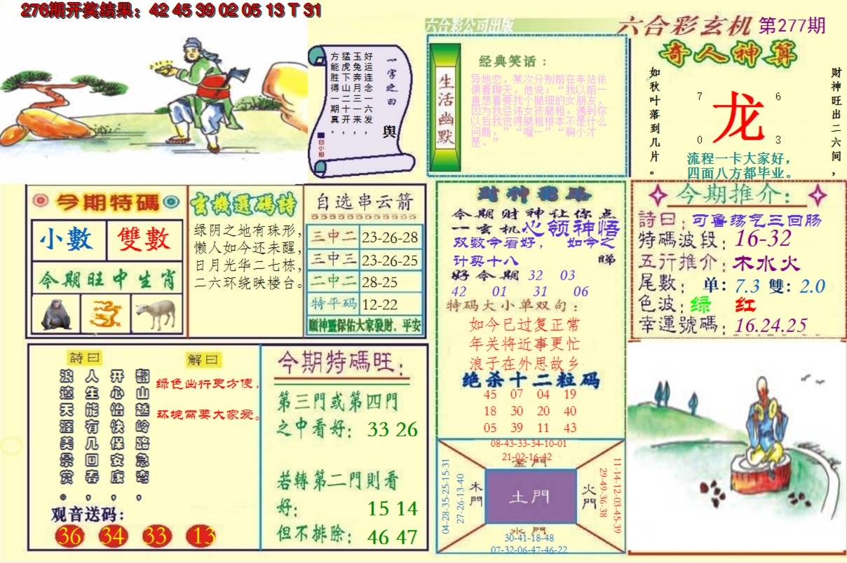 2024277期澳门六合玄机