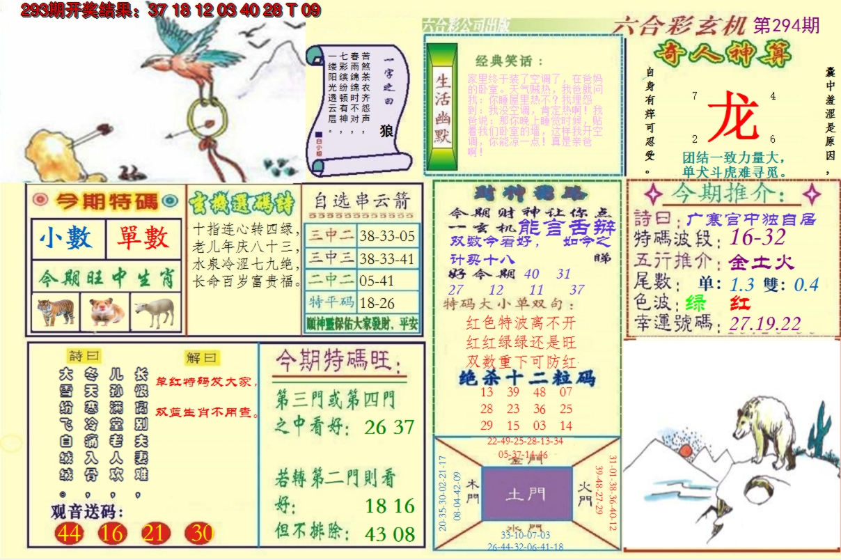 2024294期澳门六合玄机
