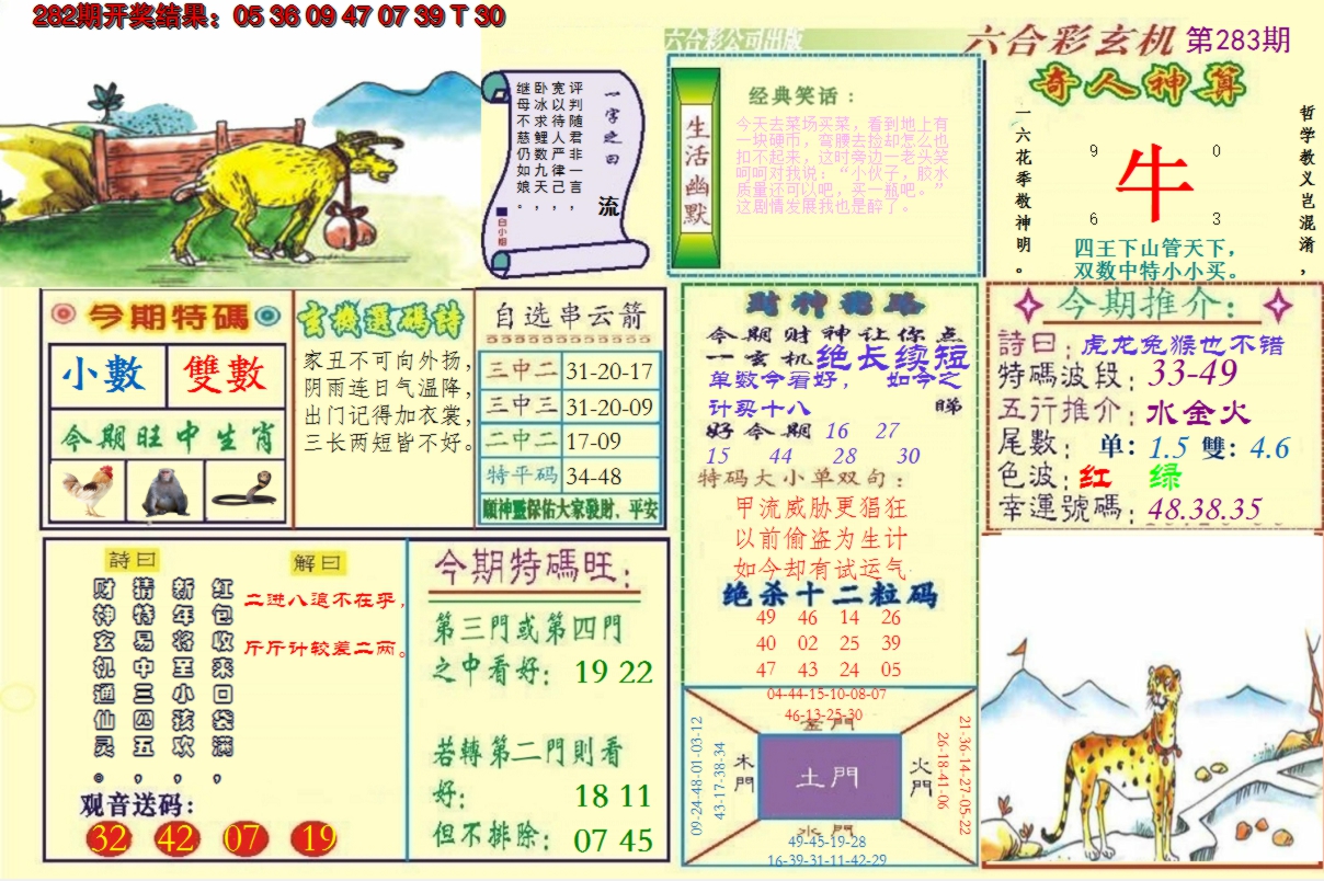 2024283期澳门六合玄机