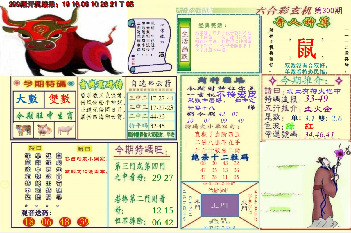 2024300期澳门六合玄机
