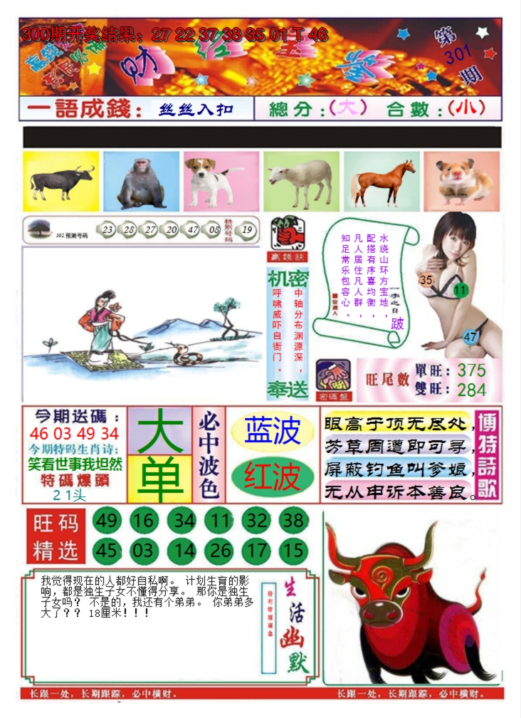 2024301期澳门财经宝鉴