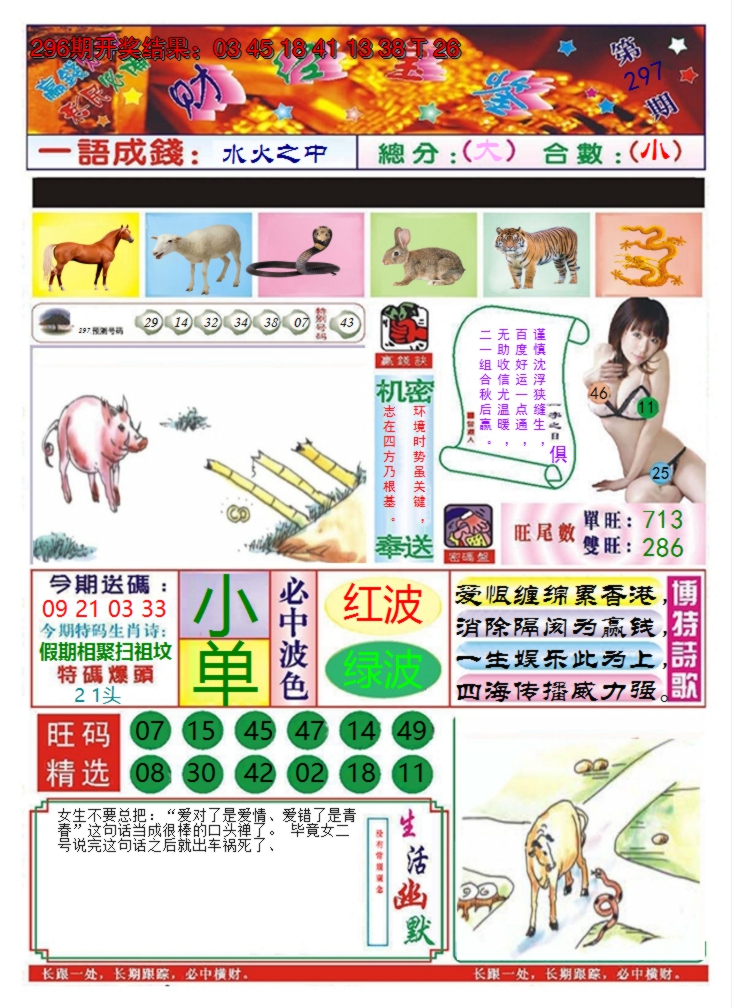 2024297期澳门财经宝鉴