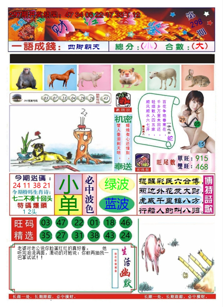 2024298期澳门财经宝鉴