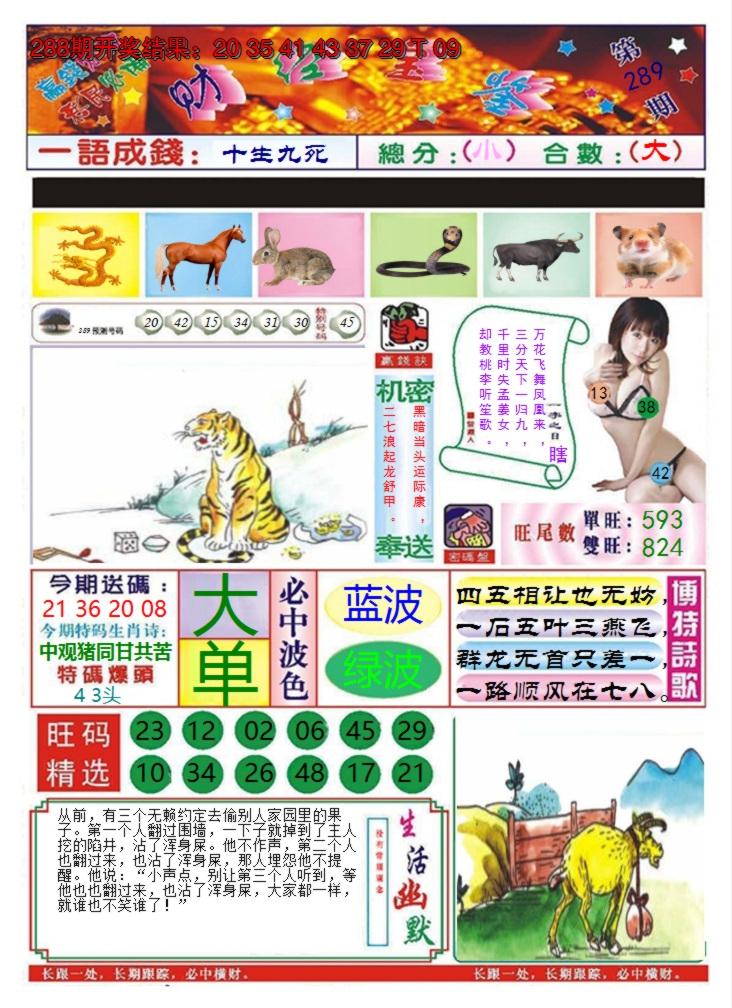 2024289期澳门财经宝鉴