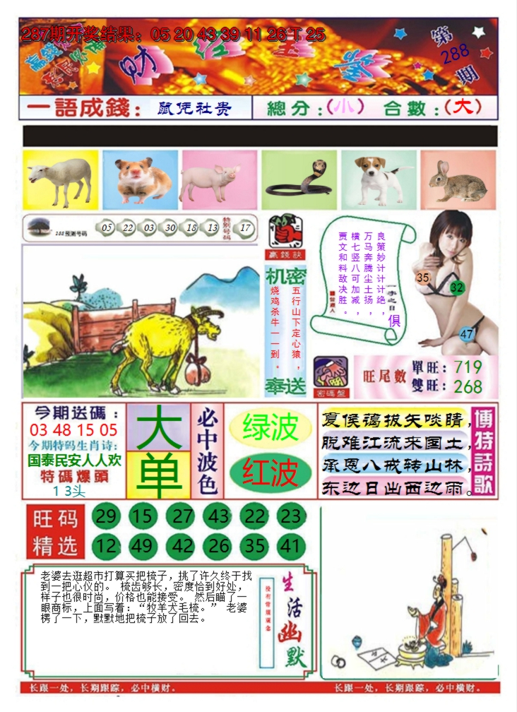 2024288期澳门财经宝鉴