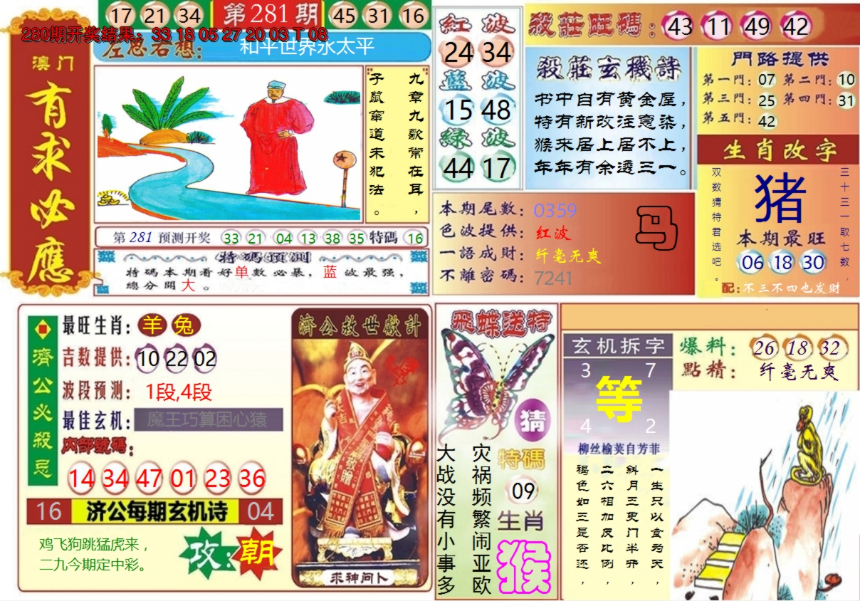 2024281期澳门有求必应