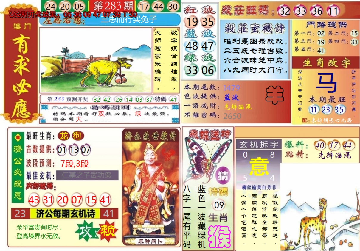 2024283期澳门有求必应