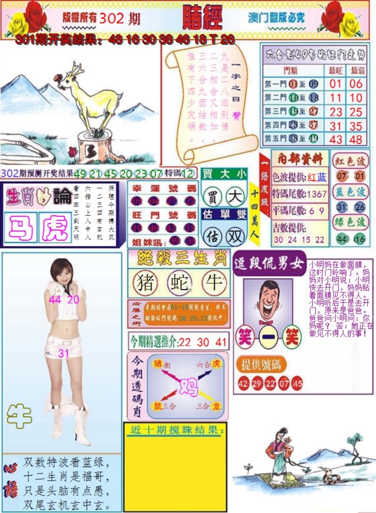 2024302期澳门赌经