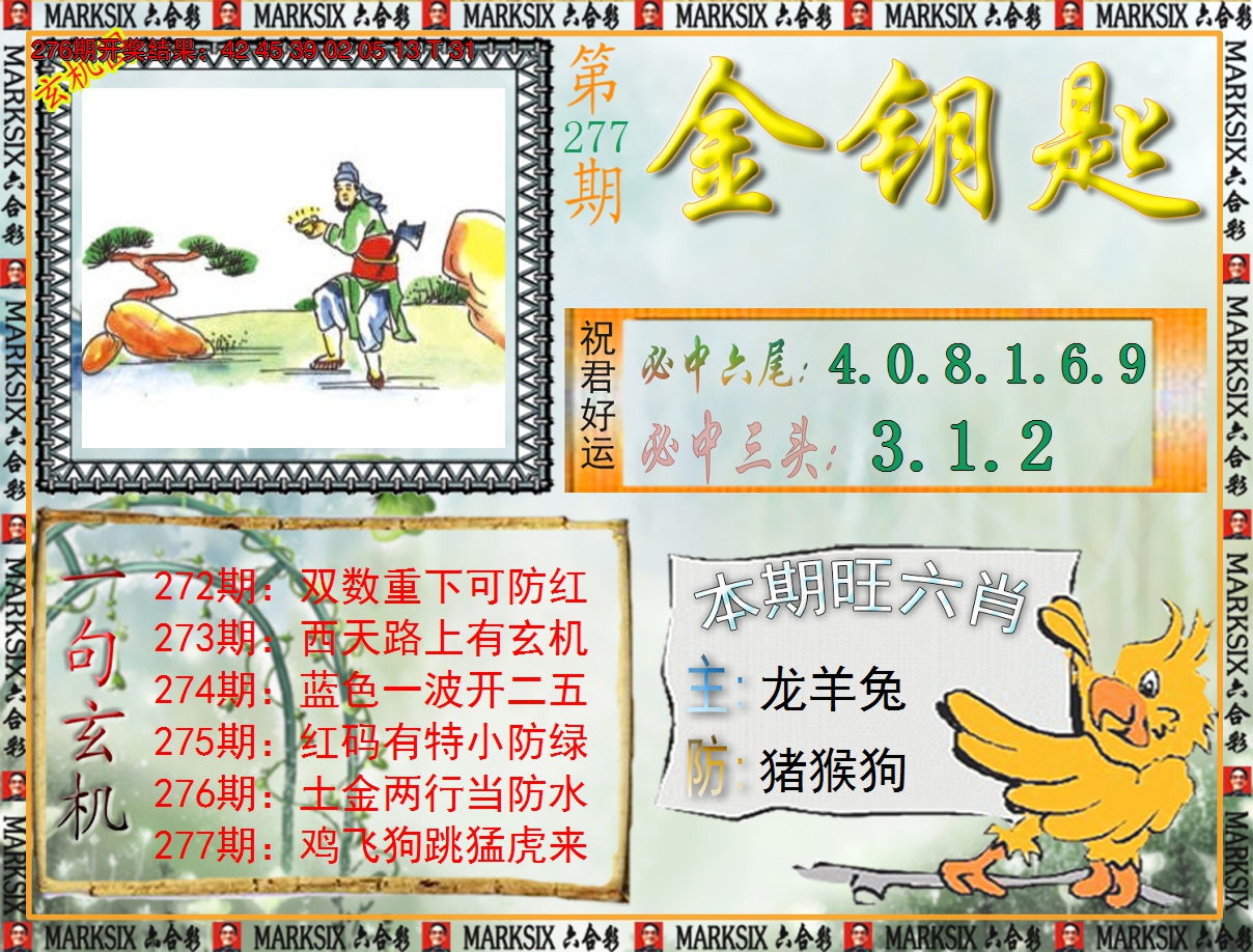 2024277期《澳门金钥匙》