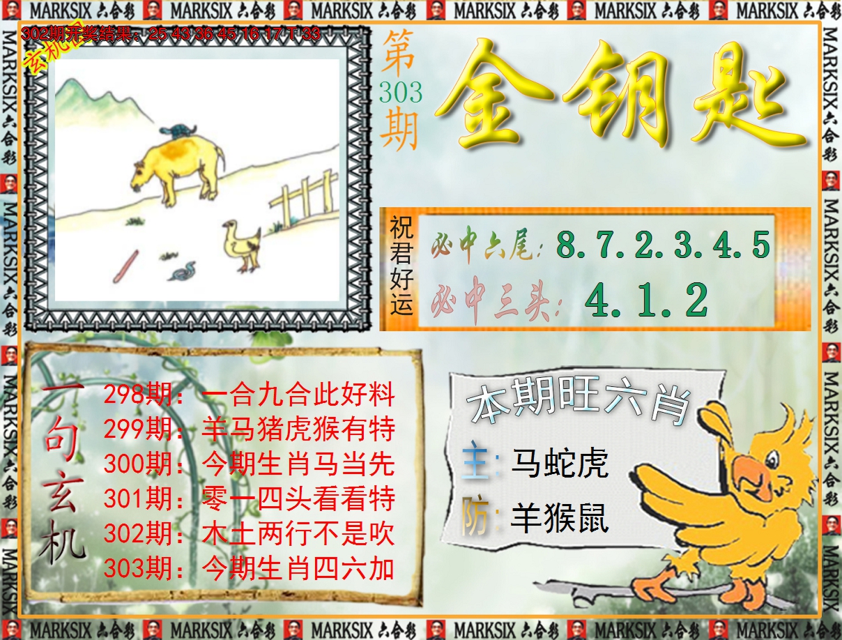 2024303期《澳门金钥匙》