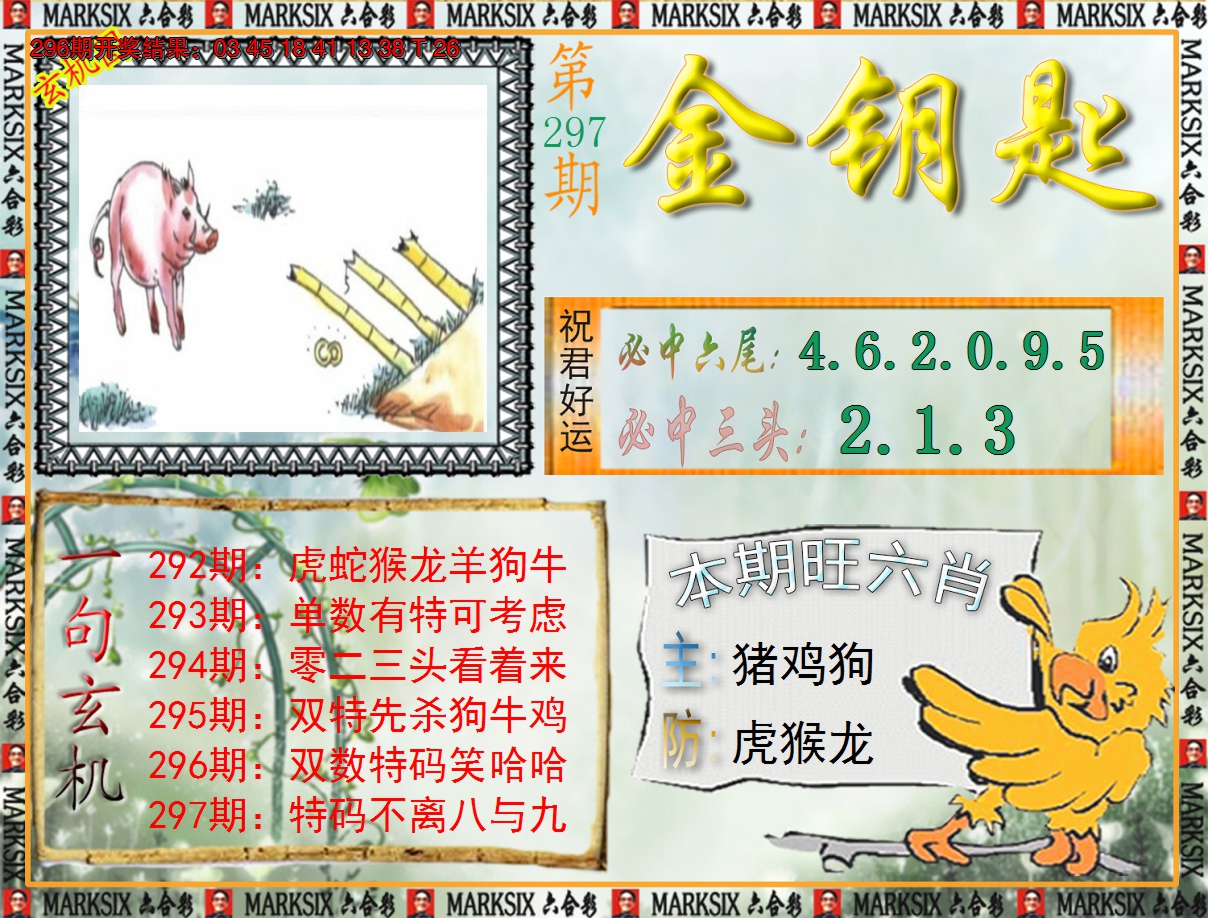 2024297期《澳门金钥匙》