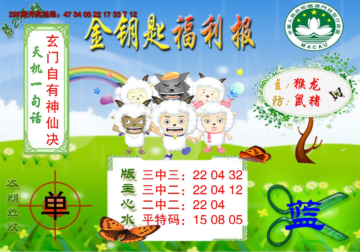 2024298期《金钥匙福利》