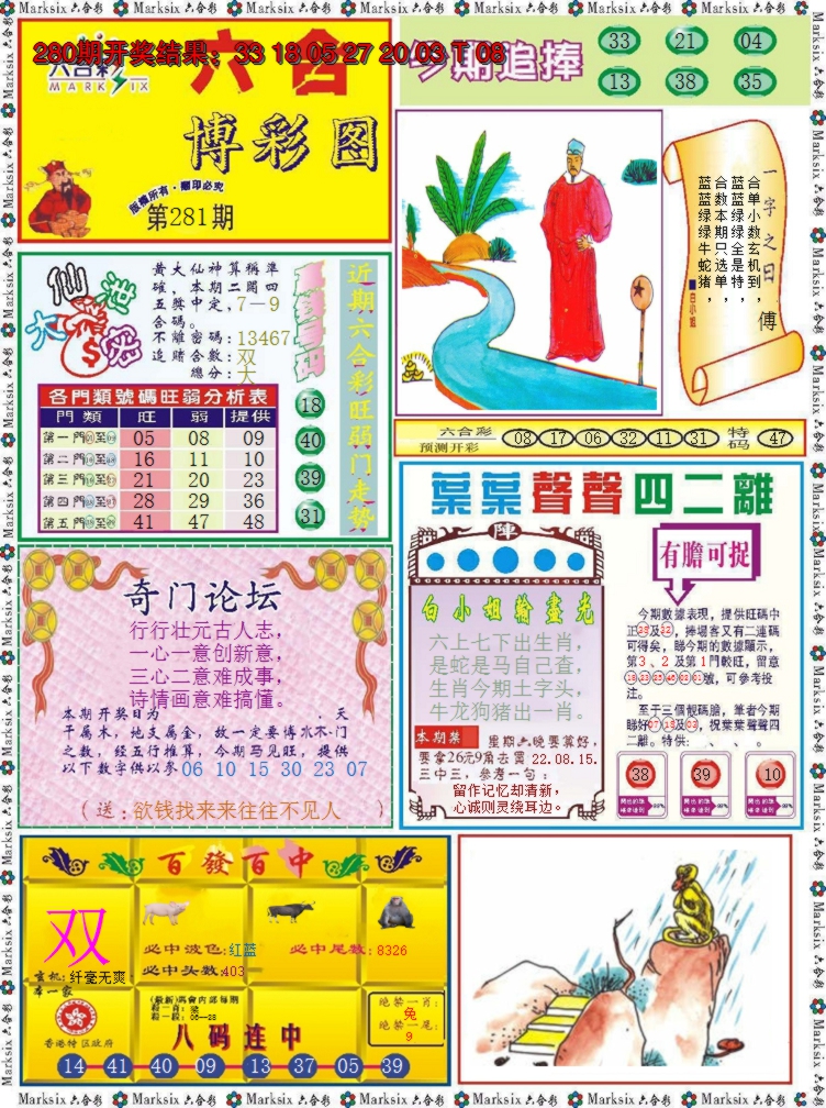 2024281期六合博彩图