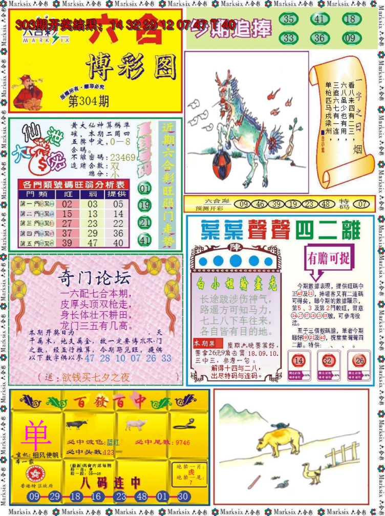 2024304期六合博彩图