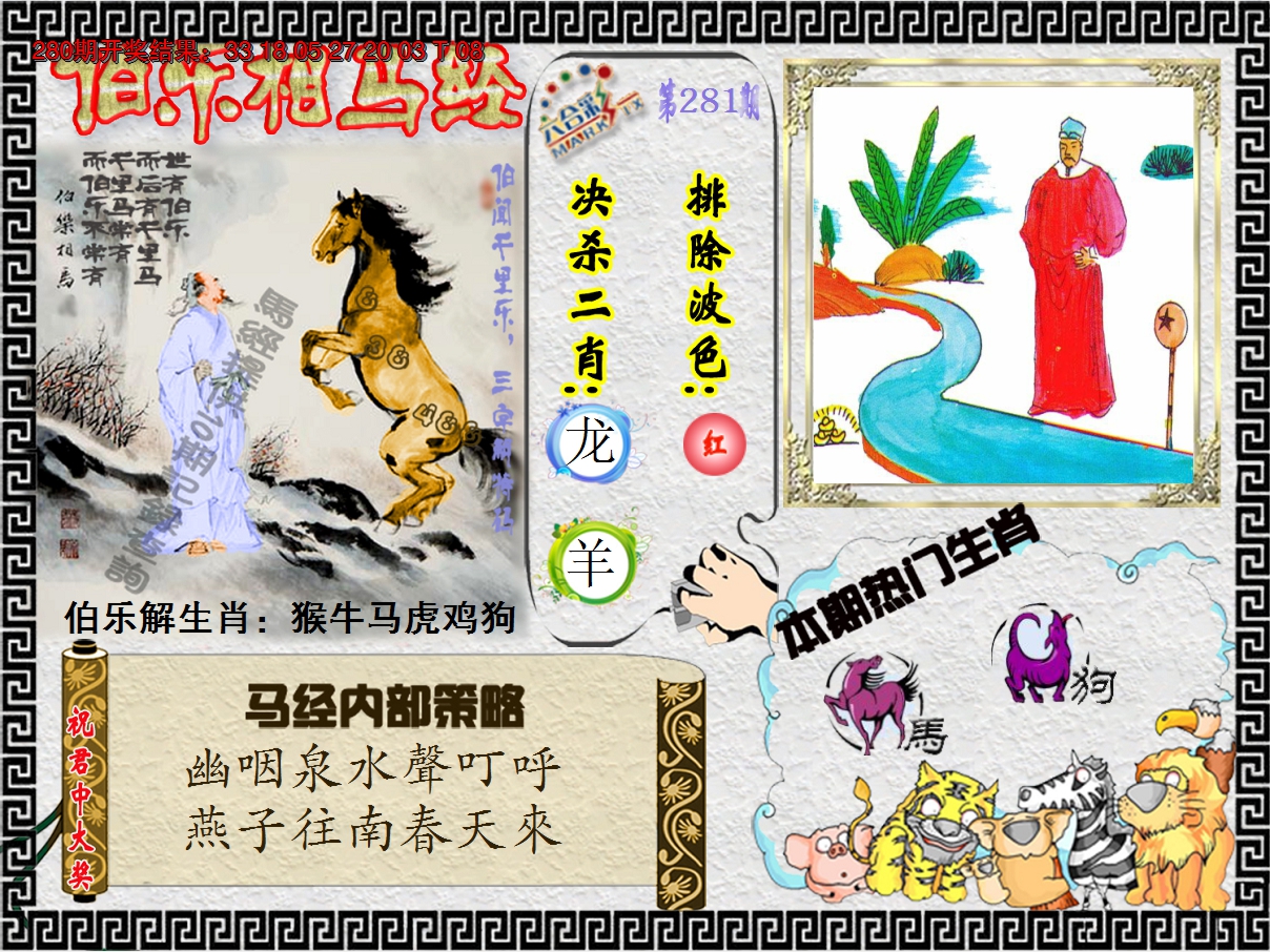 2024281期伯乐相马经