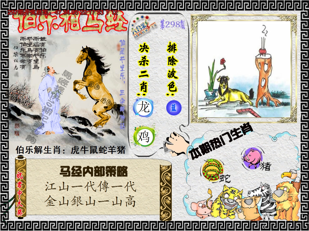 2024298期伯乐相马经