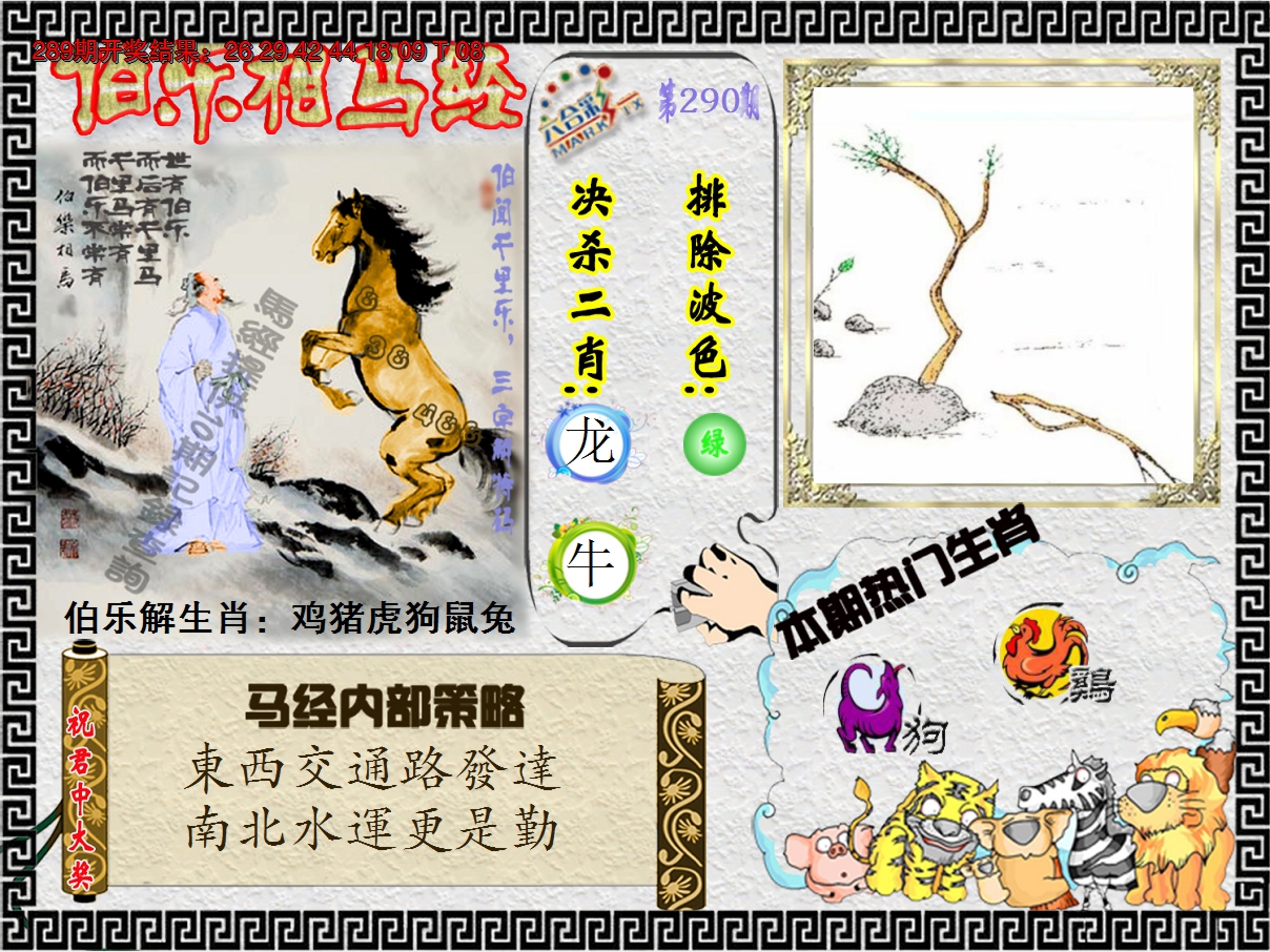 2024290期伯乐相马经