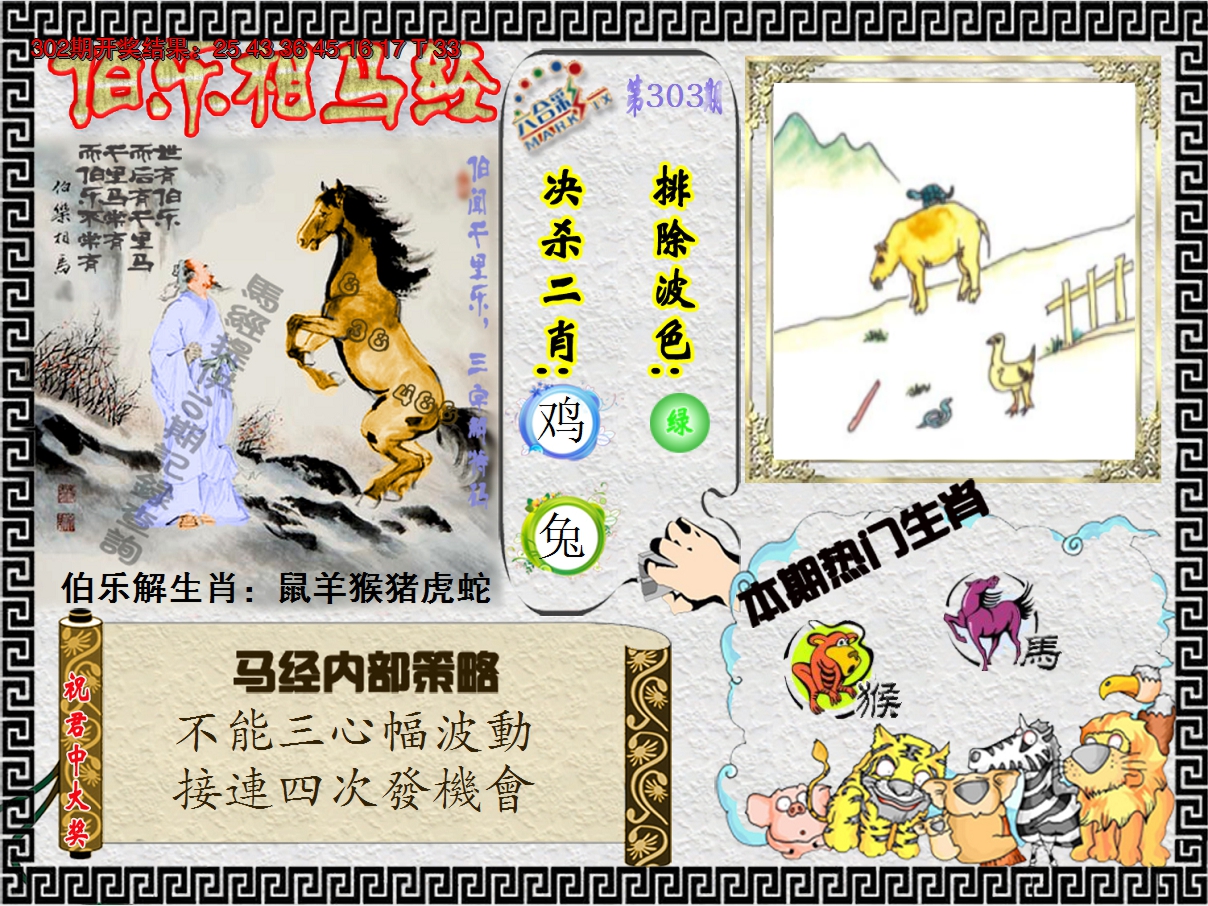 2024303期伯乐相马经