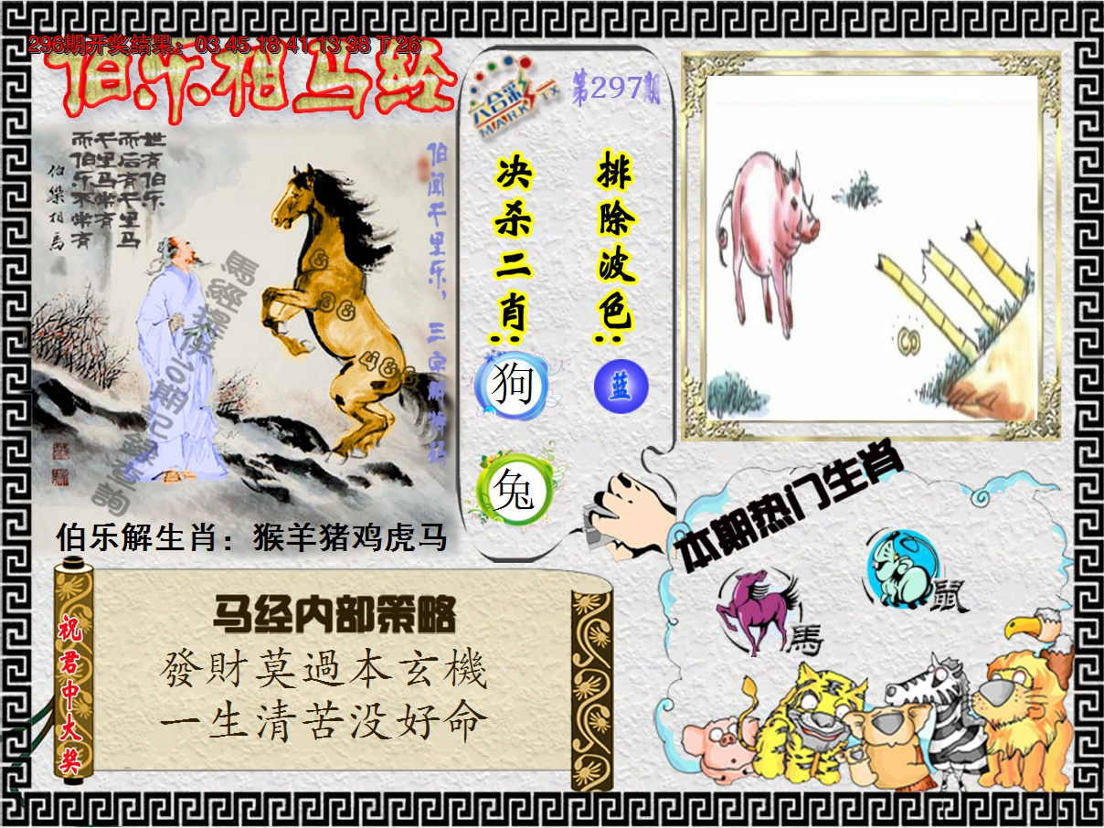 2024297期伯乐相马经