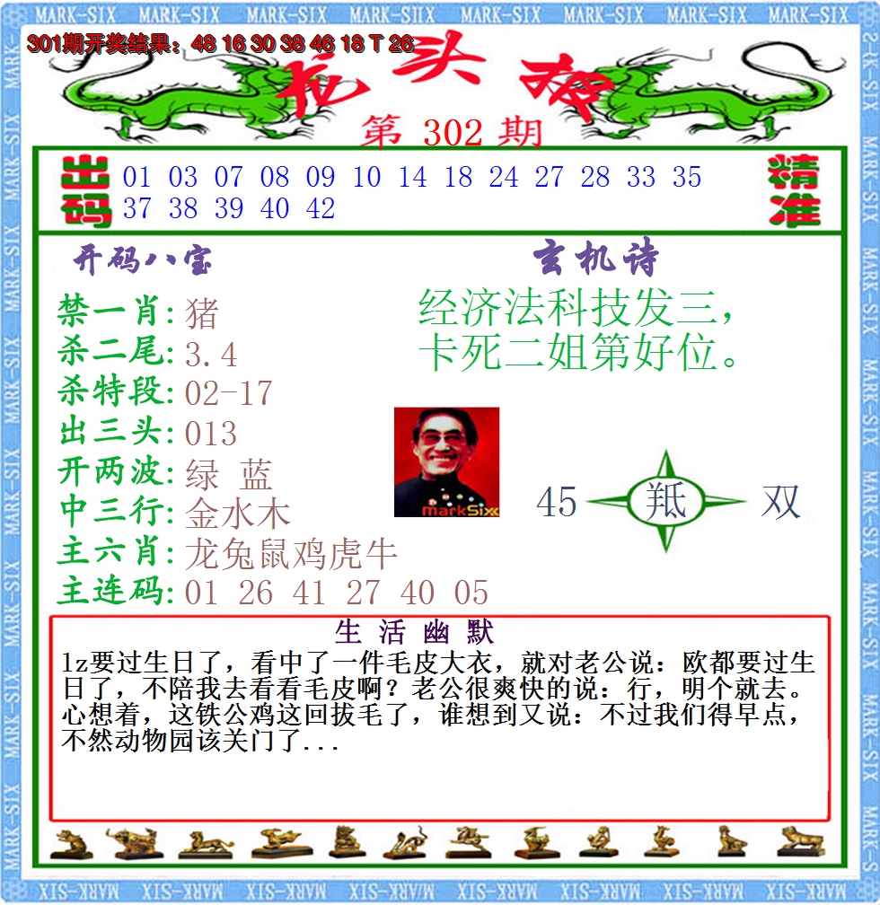 2024302期澳门龙头报