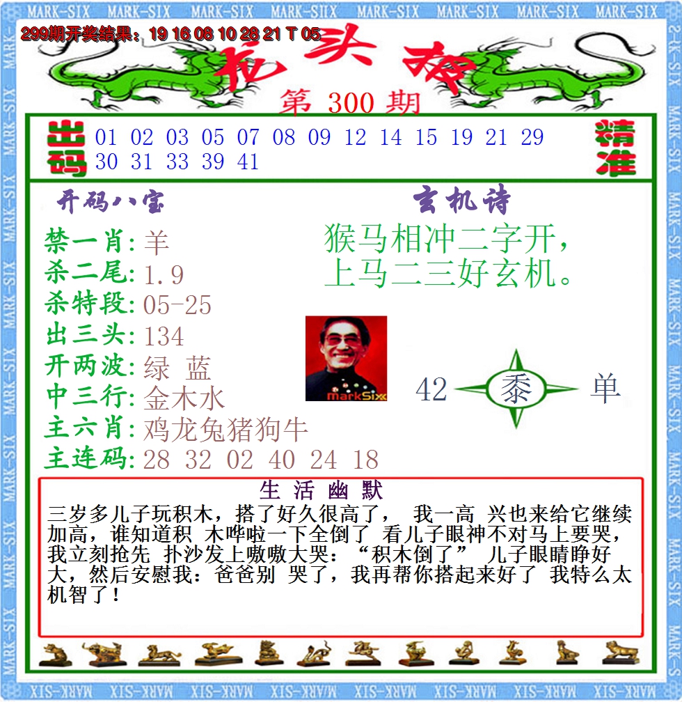 2024300期澳门龙头报