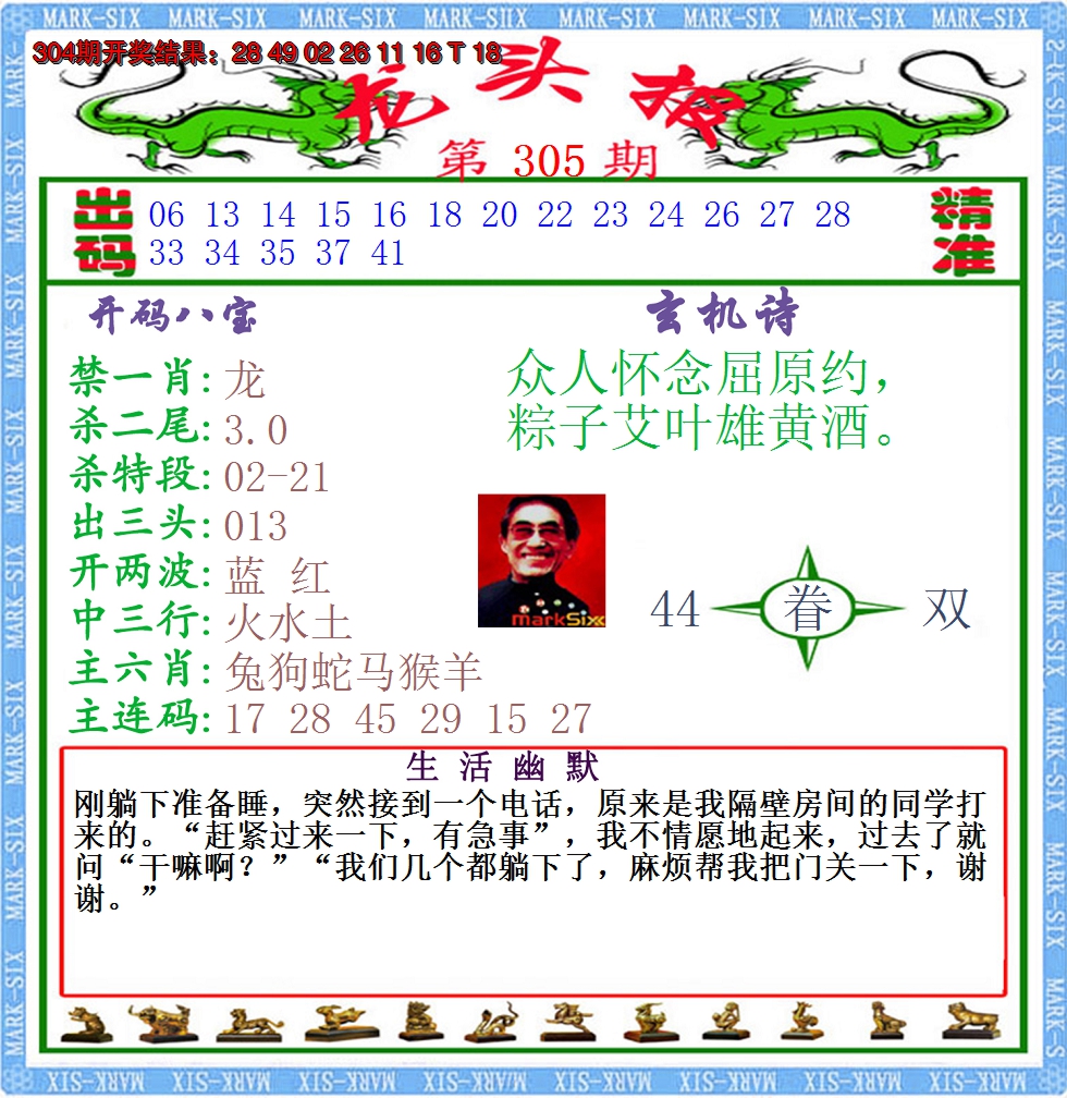 2024305期澳门龙头报