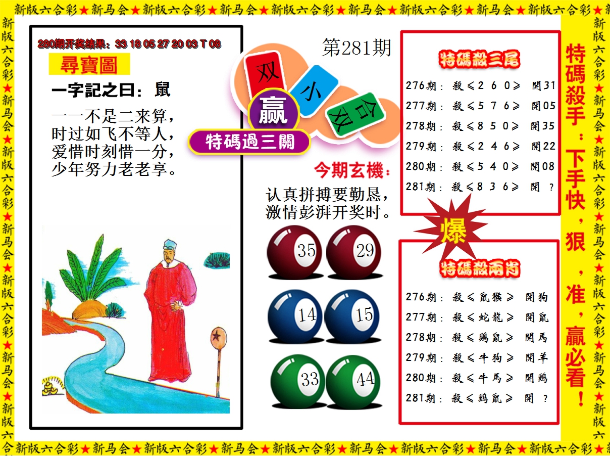 2024281期特码过三关