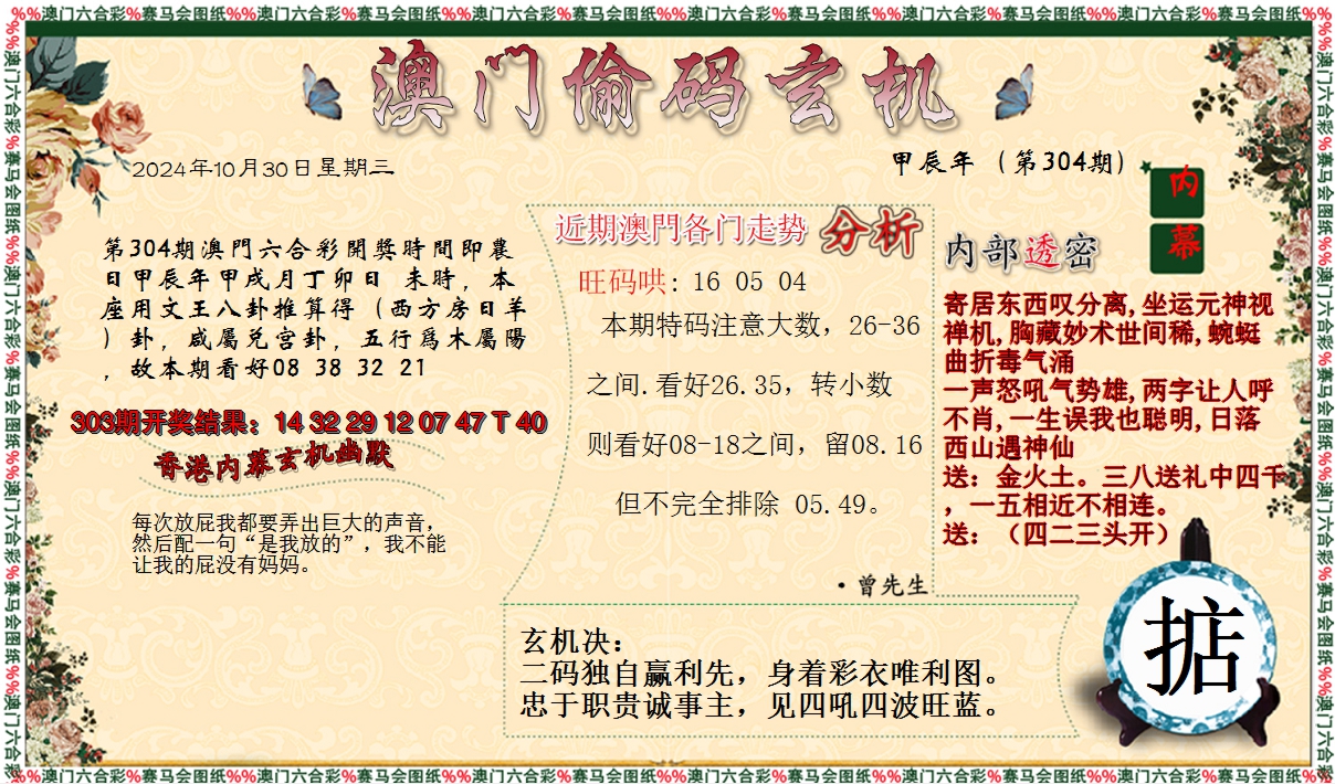 2024304期偷码玄机
