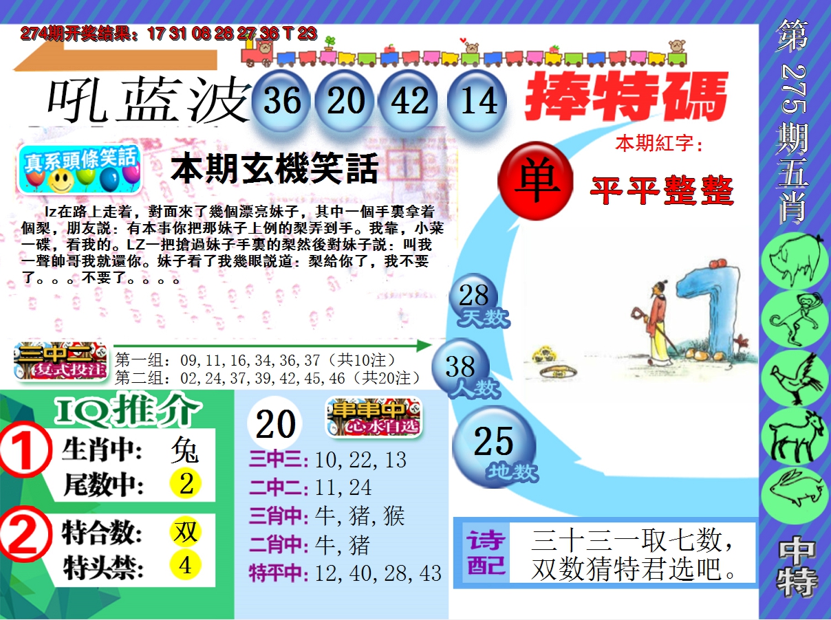 2024275期新特报