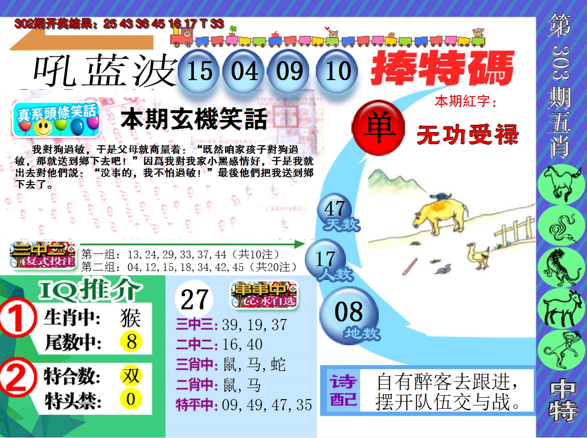 2024303期新特报