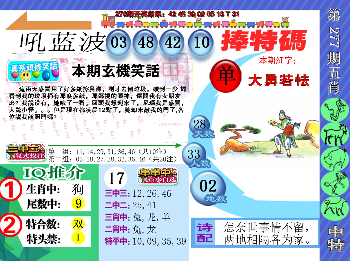 2024277期新特报