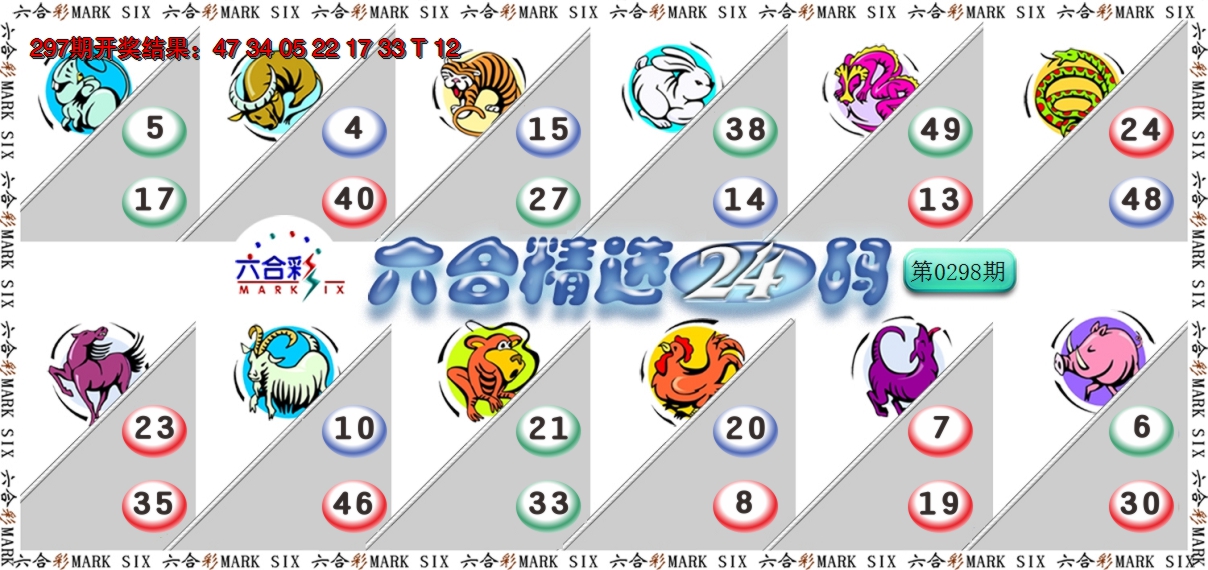 2024298期六合精选24码