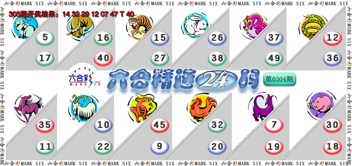 2024304期六合精选24码