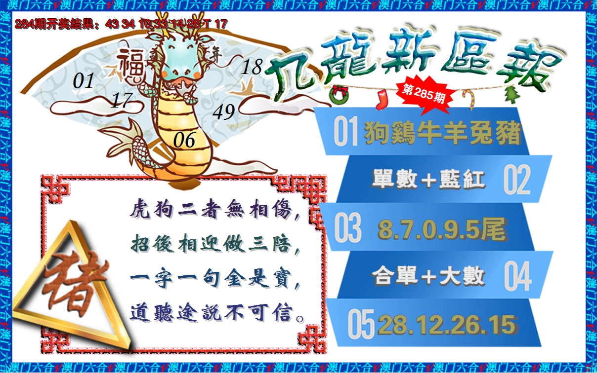 2024285期澳门新区报