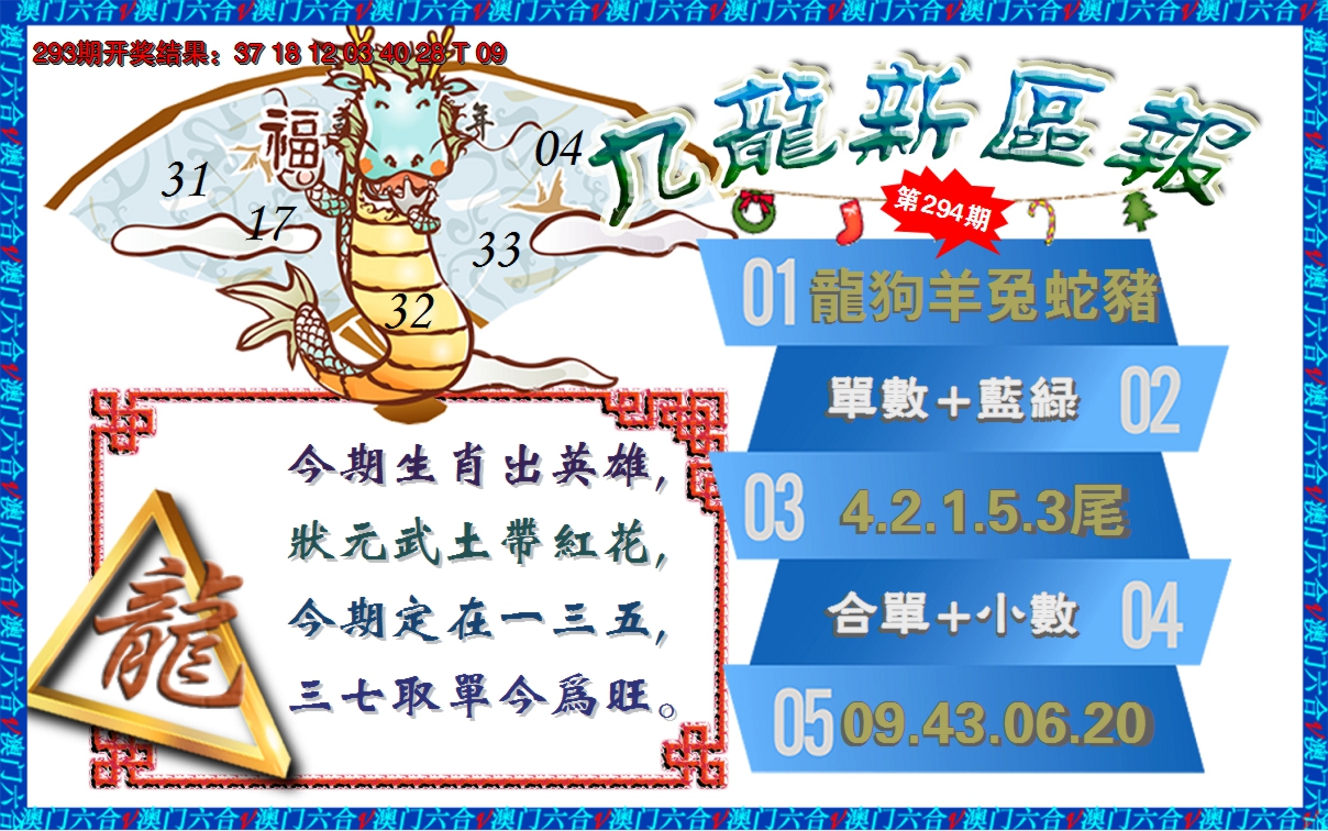 2024294期澳门新区报