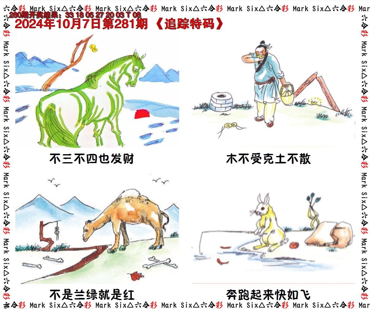 2024281期追踪特码