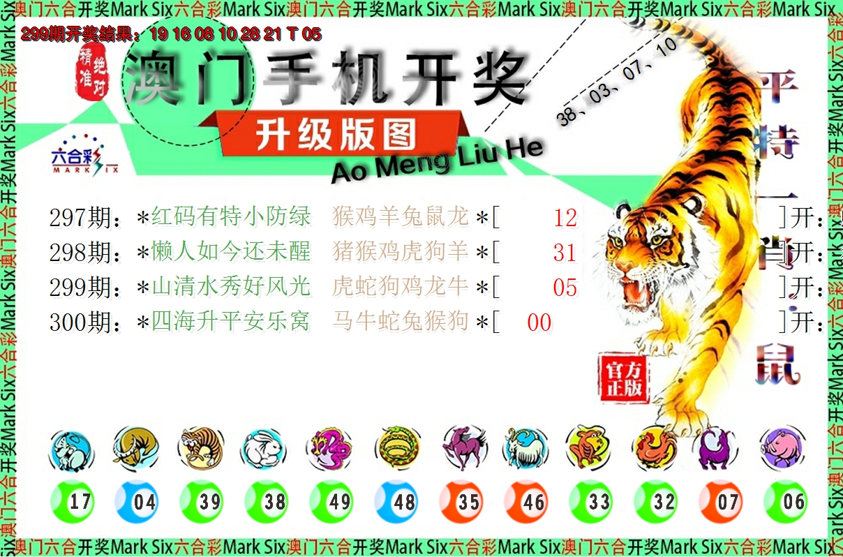 2024300期澳门开奖报