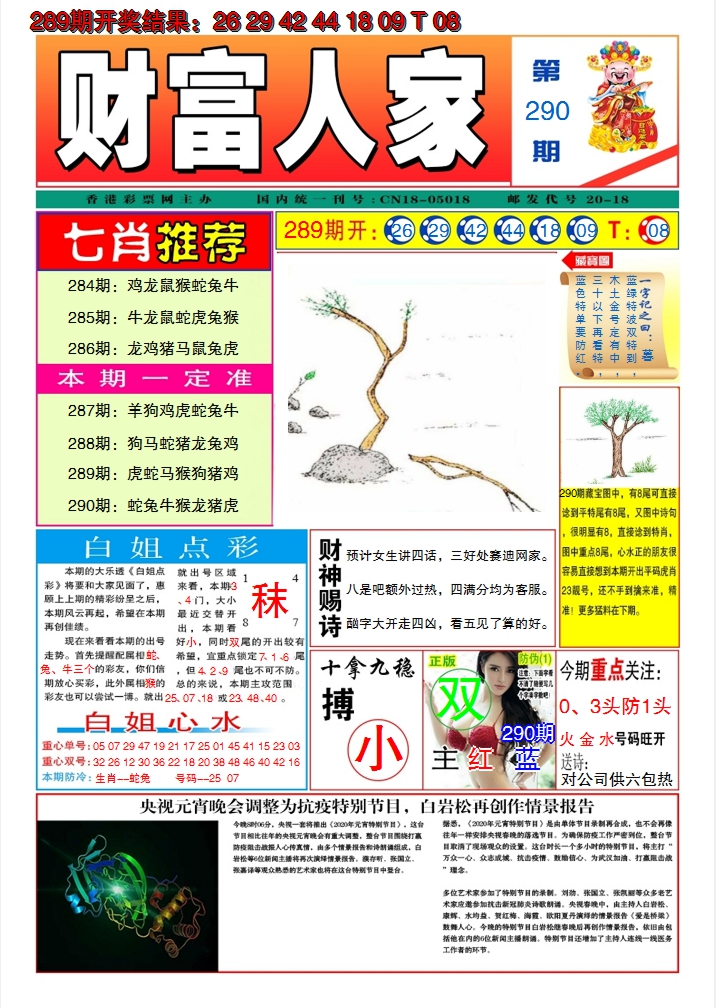 2024290期财富人家A