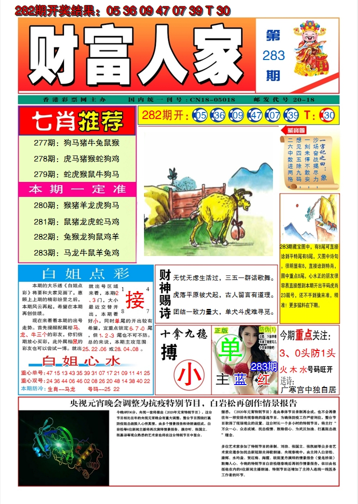 2024283期财富人家A