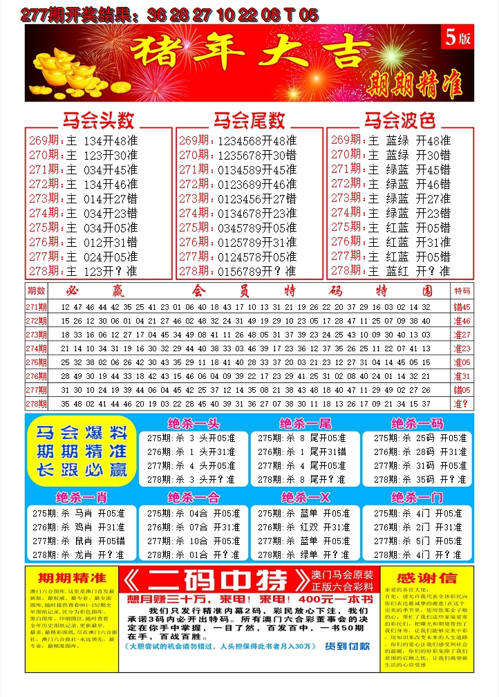 2024278期澳门开门红D