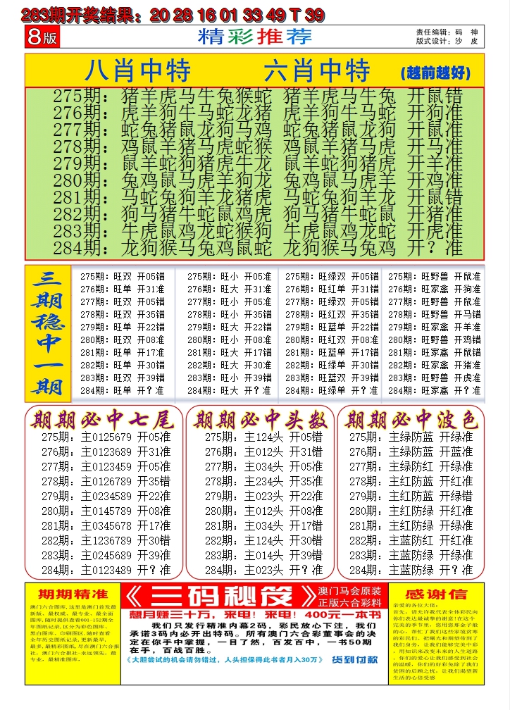2024284期澳门六合梦C