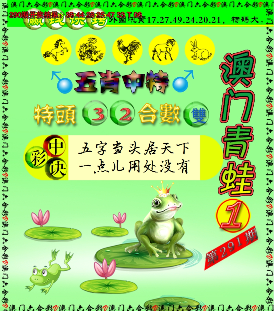 2024291期青蛙系列1
