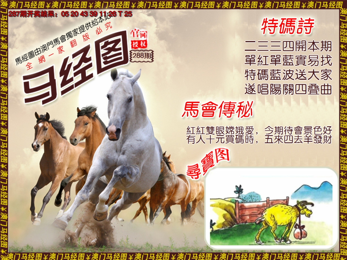 2024288期马经系列1