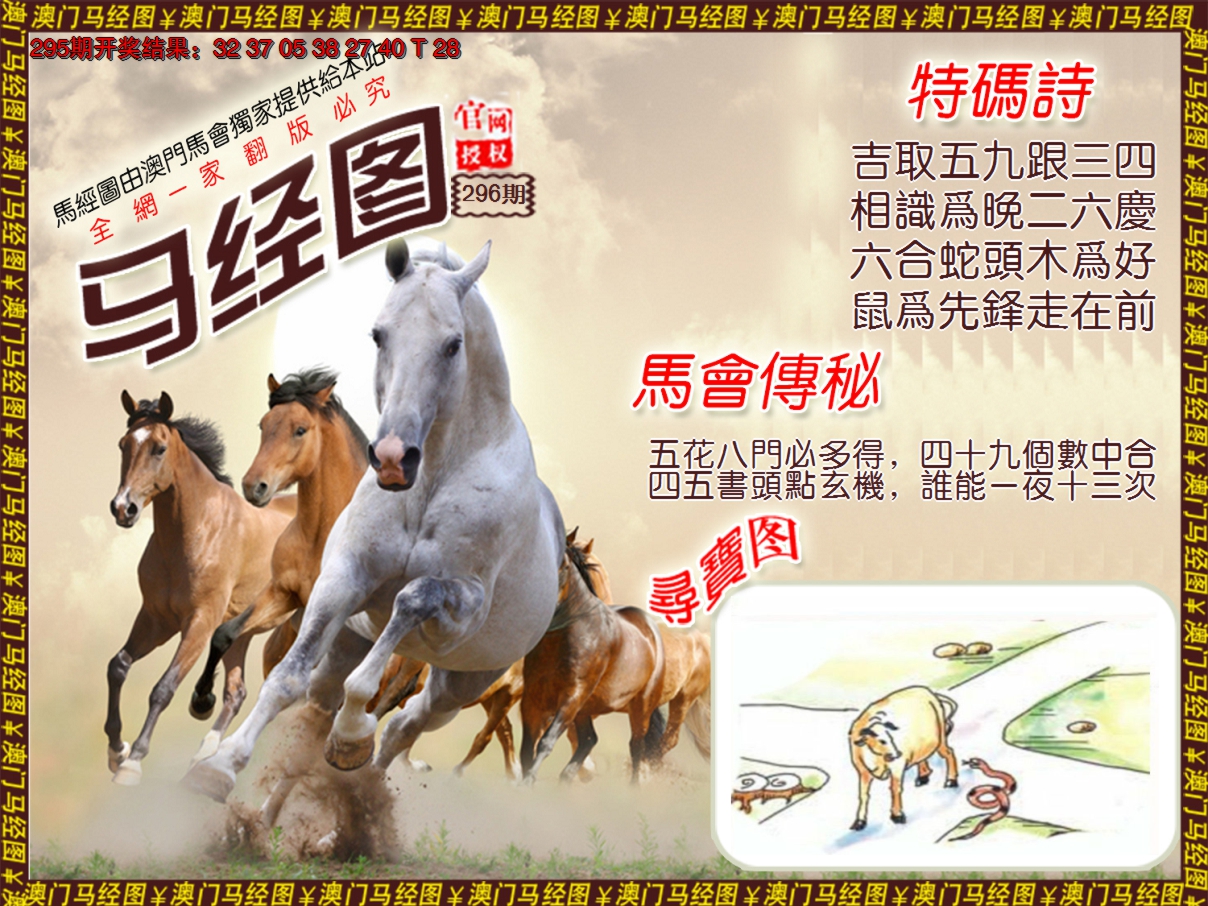 2024296期马经系列1