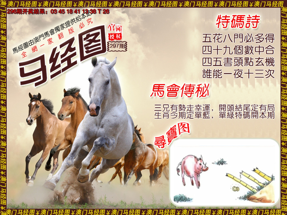 2024297期马经系列1