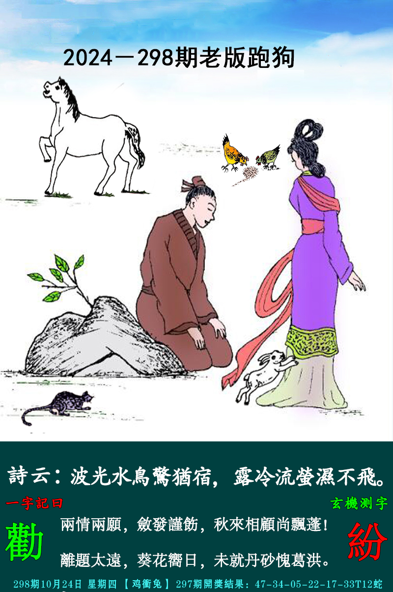 2024298期老跑狗图