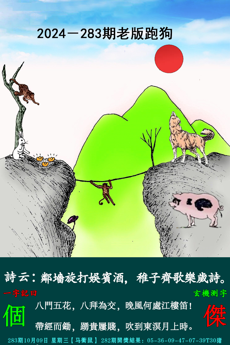 2024283期老跑狗图